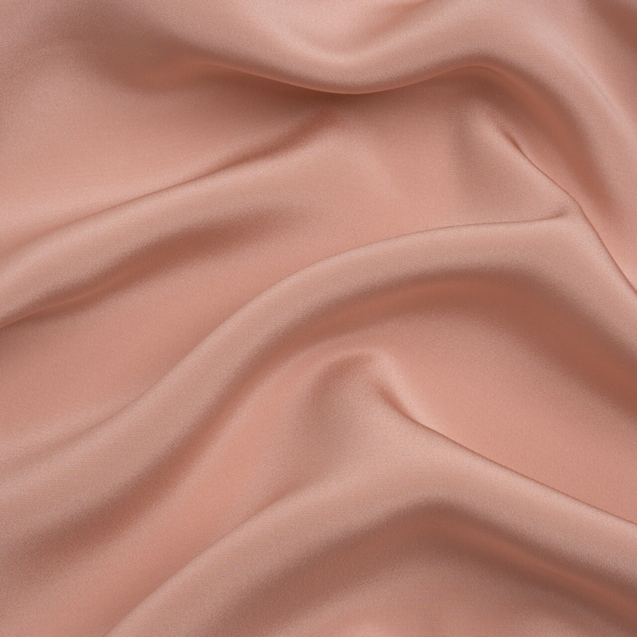 1 Yard Solid Blush Silk Crepe Fabric, 44" Wide 4 Ply Fabric for Wedding & Couture Sewing
